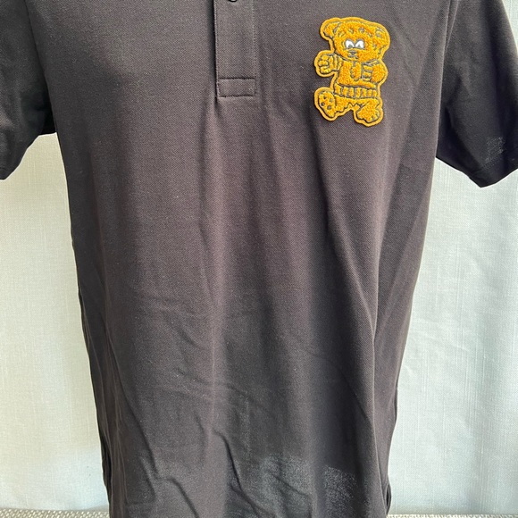 New Men’s “Sandro Paris” Black Teddy Bear Polo Shirt - Picture 2 of 7